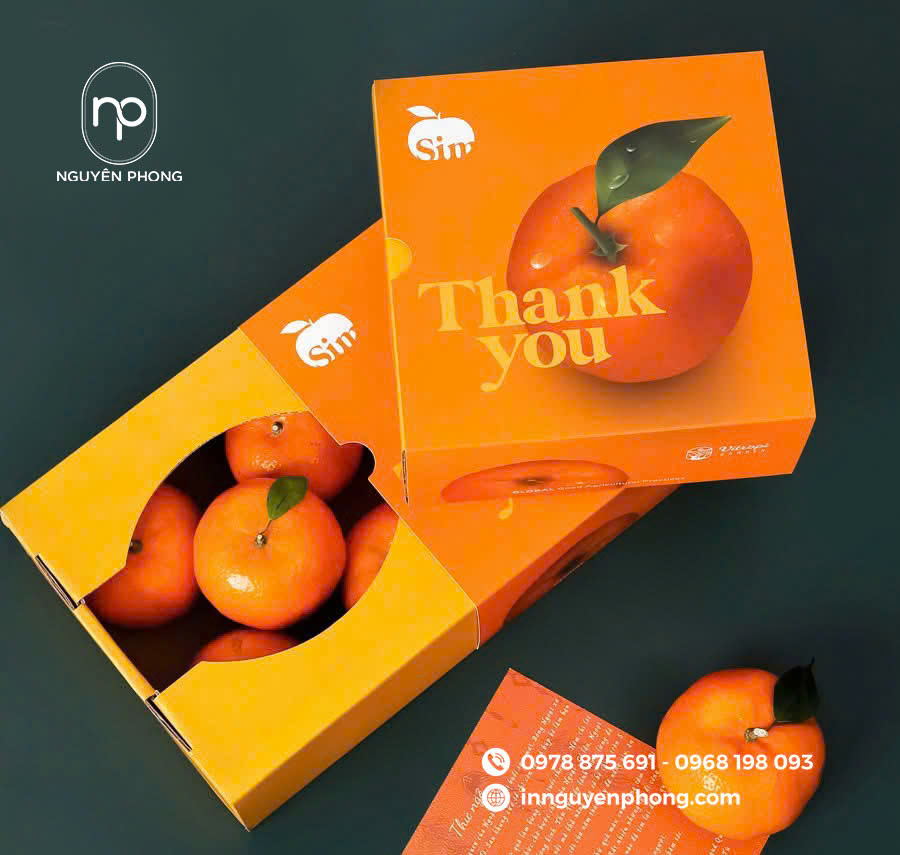 Thùng carton cỡ nhỏ đựng trái cây